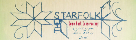 "MUSIC UNDER GLASS" Featuring The Starfolk